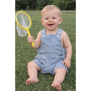 Grace Vintage baby Boy BUGS 1 piece Shorts Overalls /Bibs /Romper (infant size)